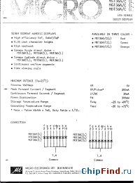 Datasheet MG136-A manufacturer Micro Electronics